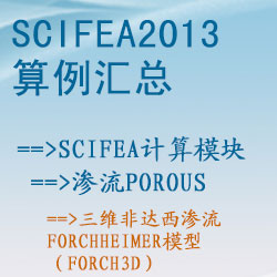 渗流porous的三维非达西渗流Forchheimer模型（Forch3d）【SciFEA2013算例】